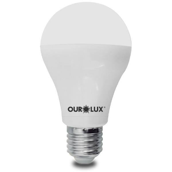 Lâmpada LED Ourolux 9W com sensor de presença