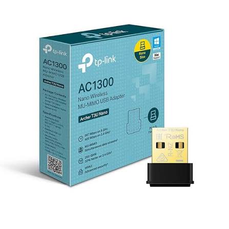 Adaptador Wi-Fi USB TP-Link Archer T3U AC1300