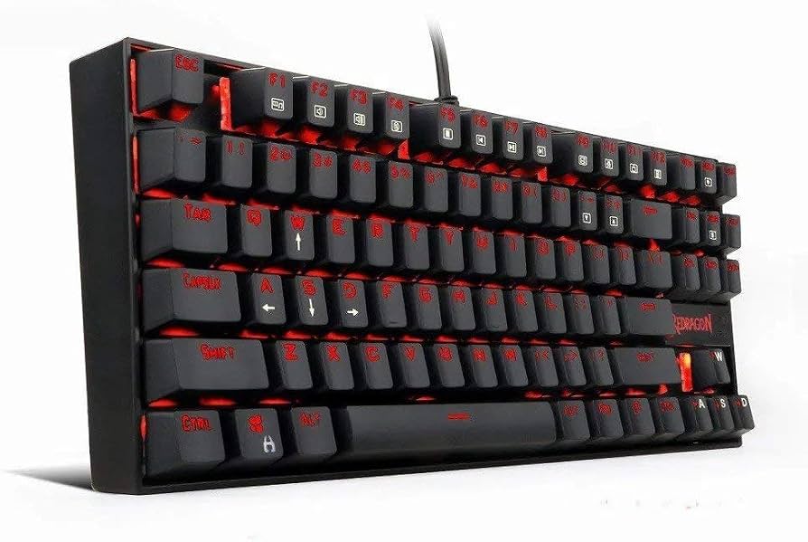 Teclado Mecânico Redragon Kumara K552 LED Vermelho ABNT2