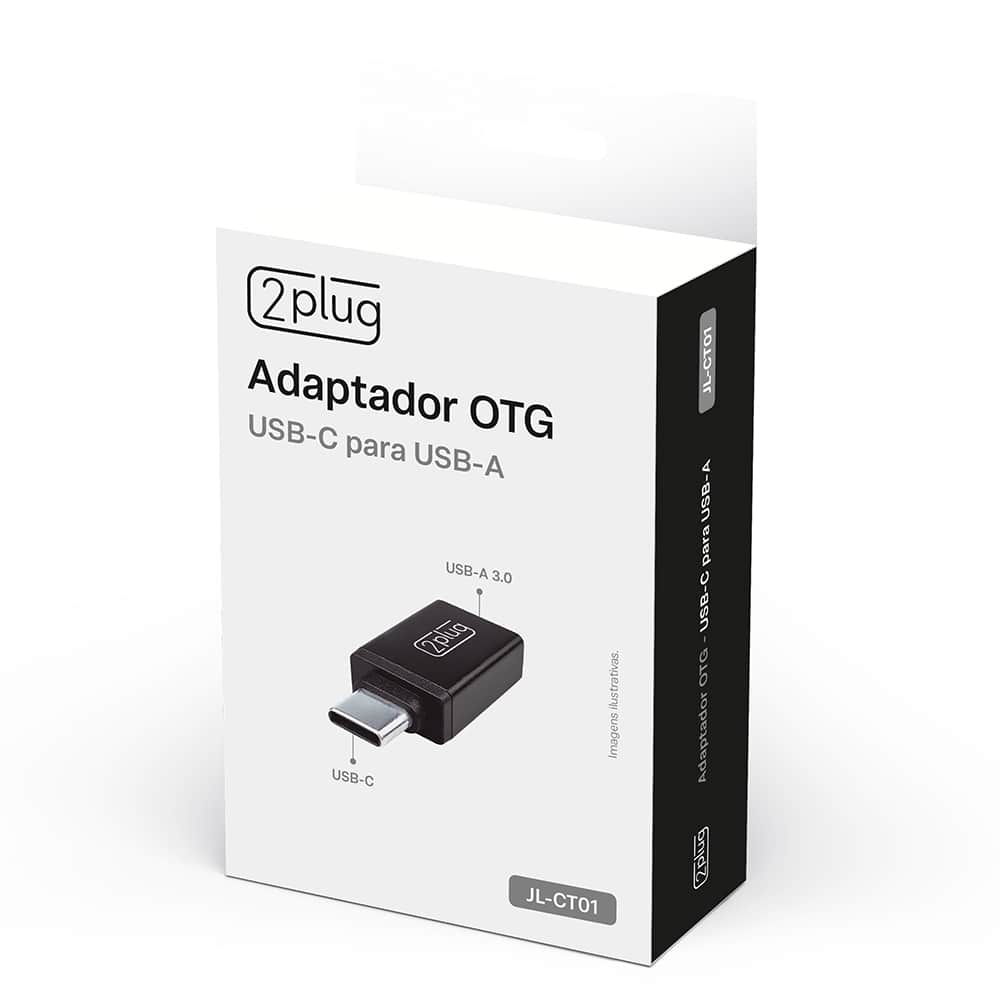 Adaptador OTG USB-C para USB-A 3.0 2Plug JL-CT01